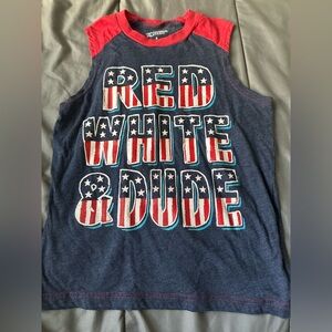 Patriotic tee boys size 10/12